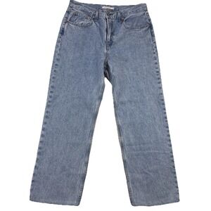 Levi's Low Pro Straight Faded Blue Denim Jeans‎ Women's Size 31 Baggy